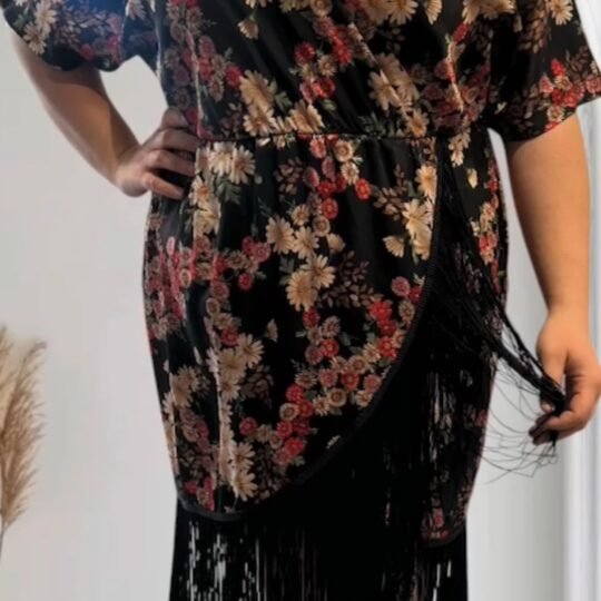 Vestido Flecos Antonia