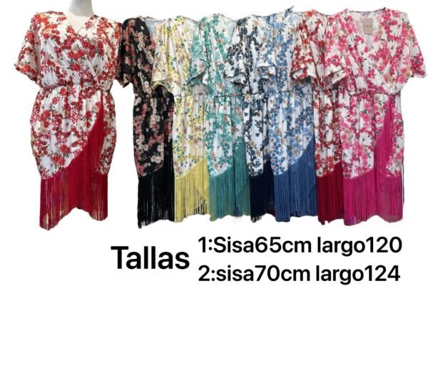 Vestido Flecos Antonia - Imagen 2